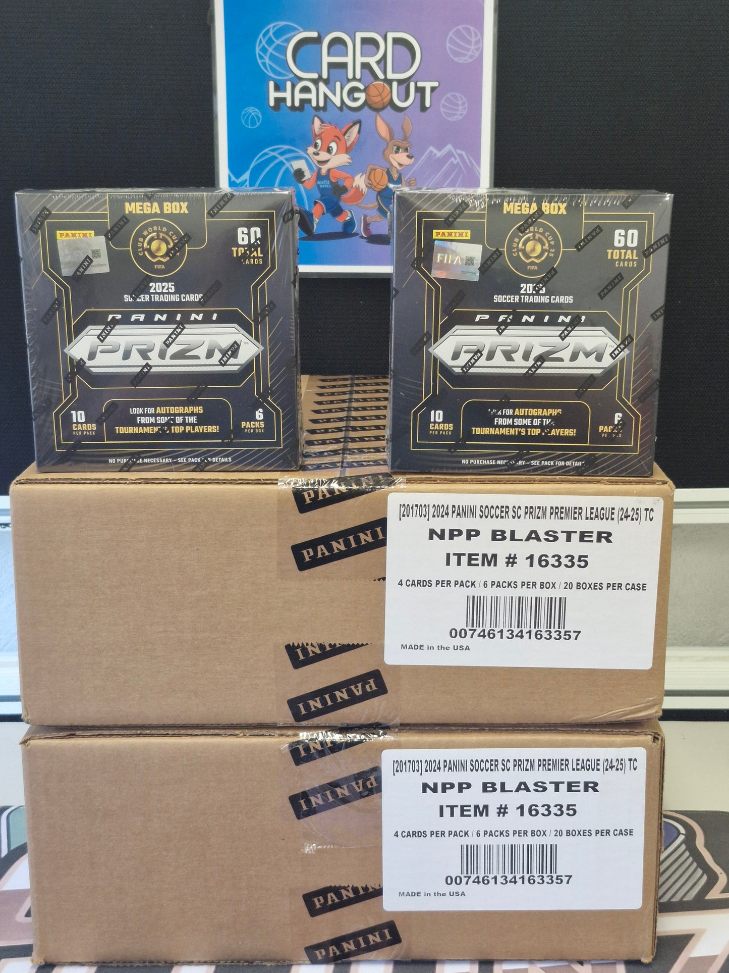 1 case 2024-25 select premier league + 1 case prizm premier league 4 prizm world cup mega boxes