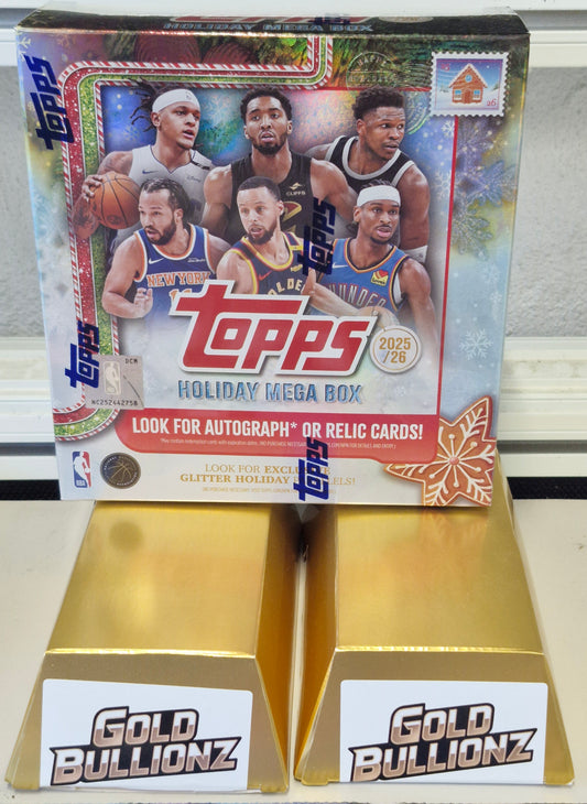 Topps holiday mega and 2 gold Bullionz 10 spotter